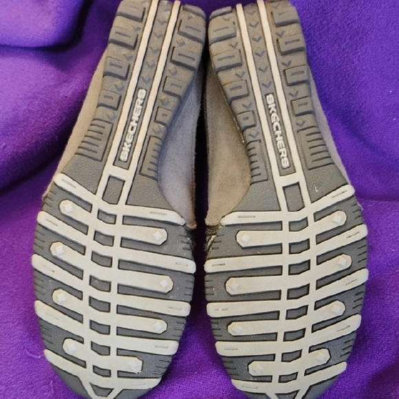 Skechers Taupe and Gray Athletic Shoes - Picture 4 of 7